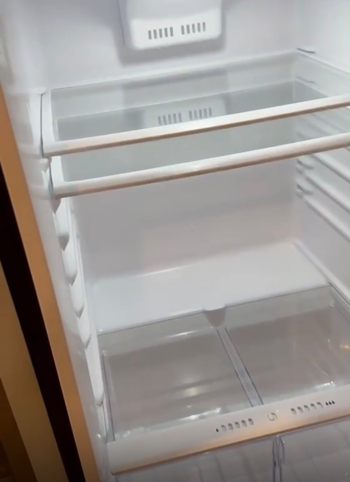 Fridge shelves & drawers — After